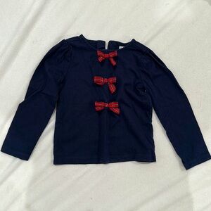 Janie and Jack size 3 holiday long sleeve shirt